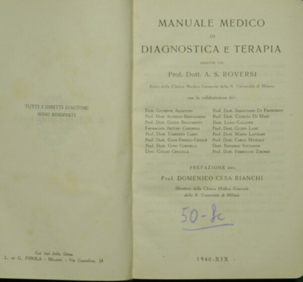 Manuale medico di diagnostica e terapia
