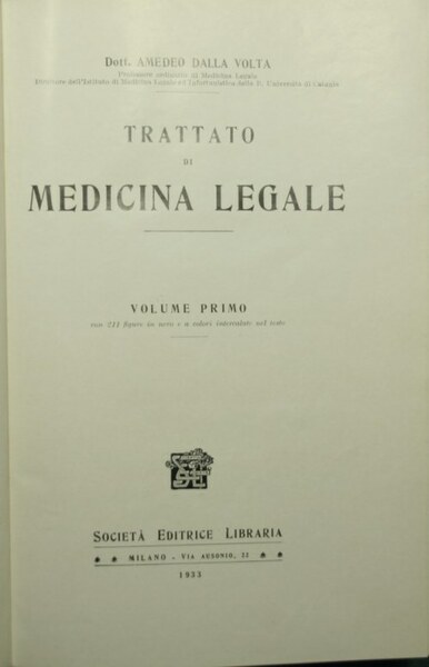 Trattato di medicina legale