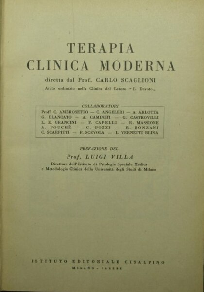 Terapia clinica moderna