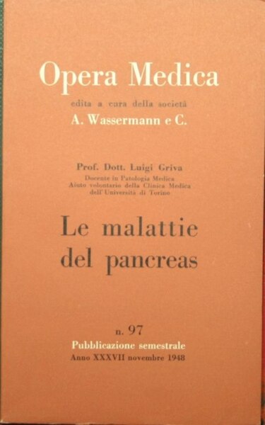 Le malattie del pancreas