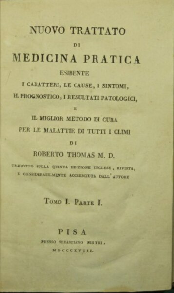 Nuovo trattato di medicina pratica. Vol. I - Parte I