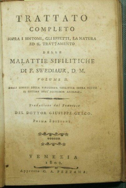 Trattato completo sopra i sintomi, gli effetti, la natura ed …