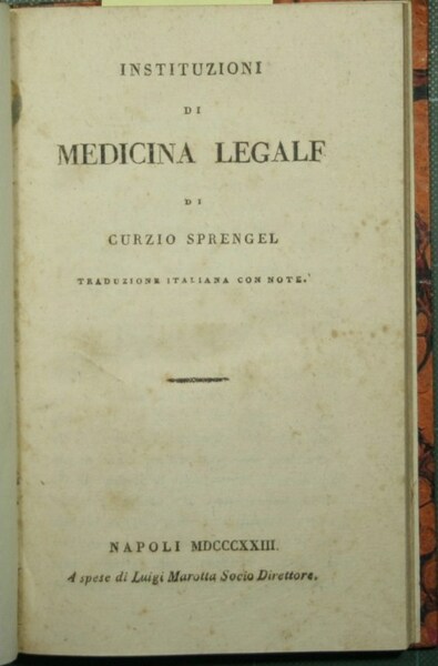 Instituzioni di medicina legale
