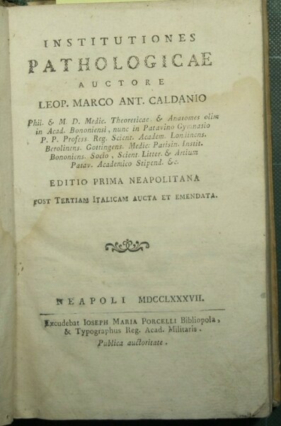 Institutiones pathologicae