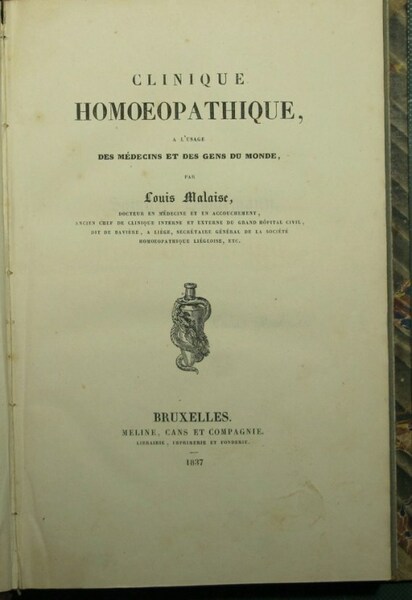Clinique homoeopathique a l'usage des medecins et des gens du …