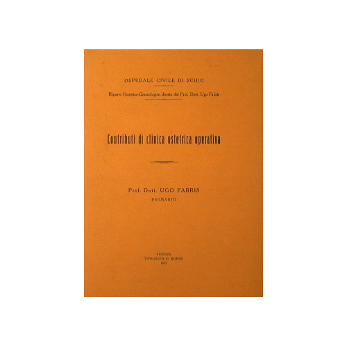 Contributi di clinica ostetrica operativa