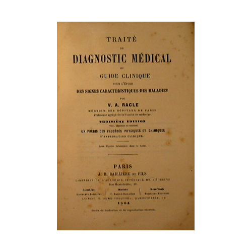 Traitè de diagnostic medical