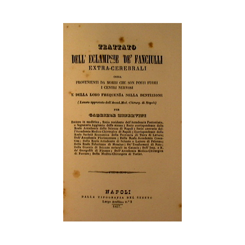 Trattato dell'eclampsie de' fanciulli extra-cerebrali