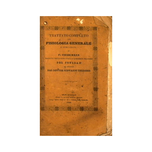 Trattato completo di fisiologia generale e comparata
