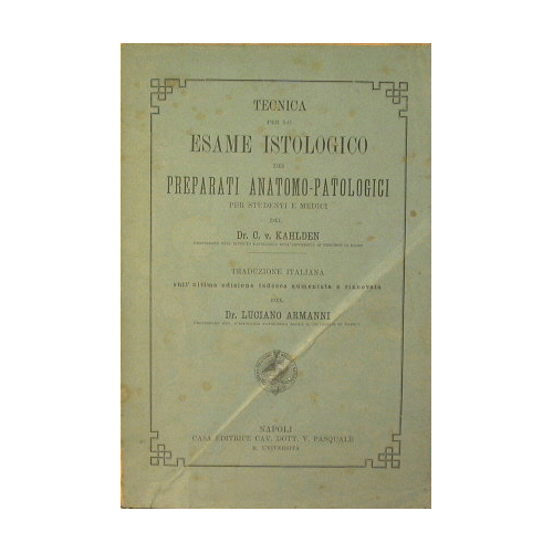 Tecnica per Lo Esame Istologico