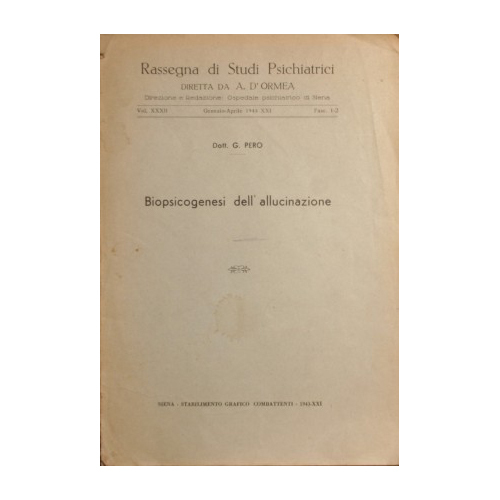 Biopsicogenesi dell'allucinazione