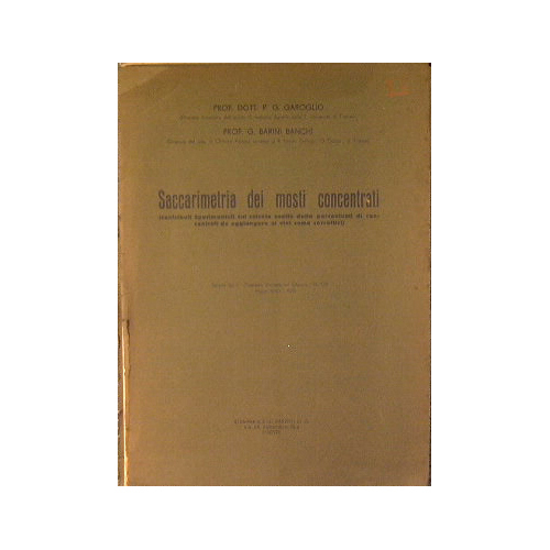 Saccarimetria dei mosti concentrati