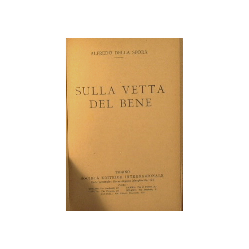 Sulla vetta del bene