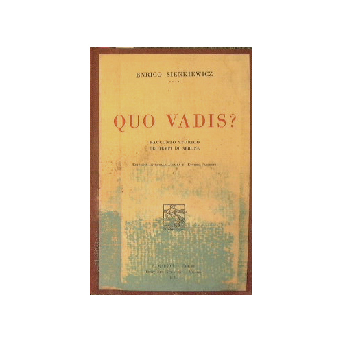 Quo Vadis ?