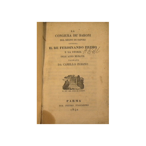 La congiura de' baroni del regno di Napoli contra il …