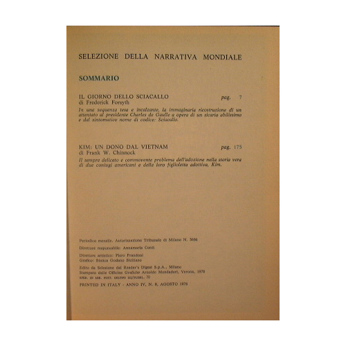 Selezione della narrativa mondiale