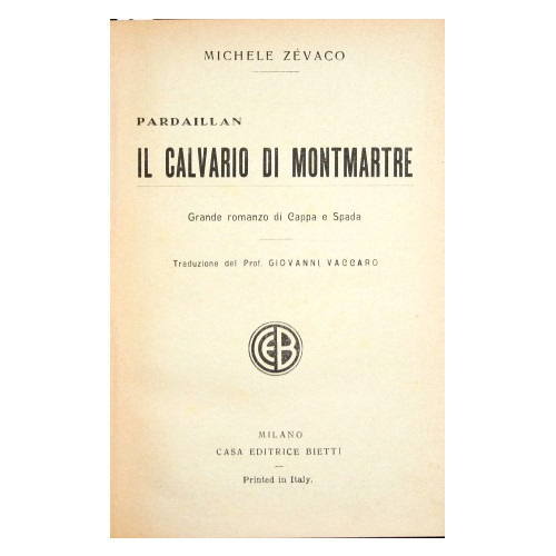 Pardaillan - Il calvario di Montmartre