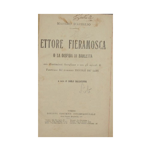 Ettore Fieramosca o La disfida di Barletta
