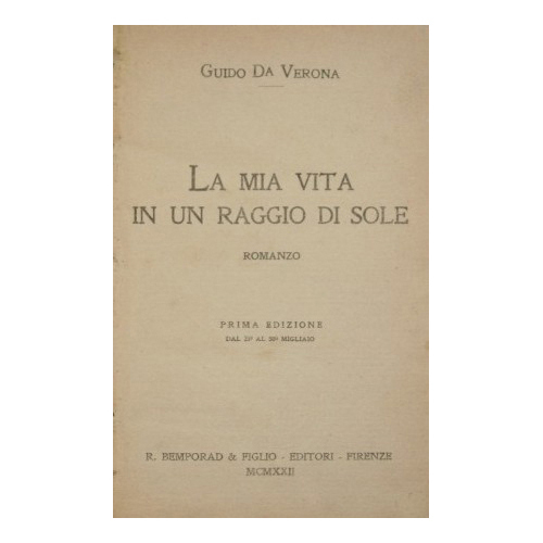 La mia vita in un raggio di sole