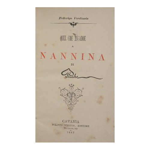 Quel che accadde a Nannina