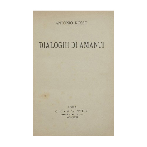 Dialoghi di amanti