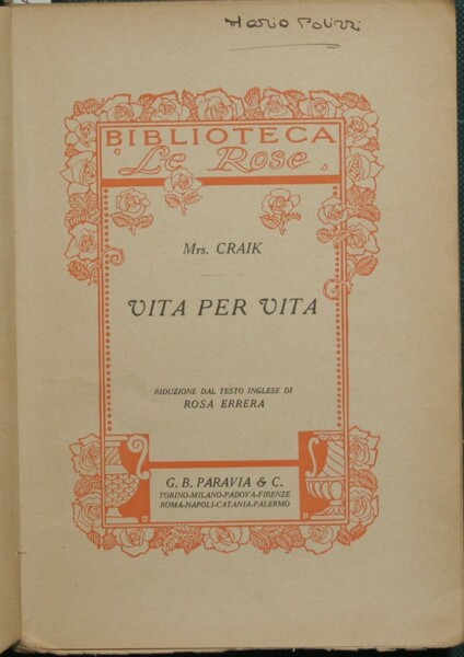 Vita per vita