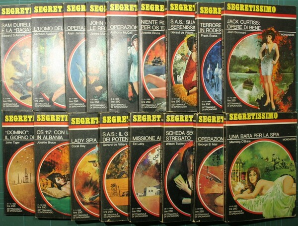 Segretissimo - Settimanale di spionaggio - II semestre 1968