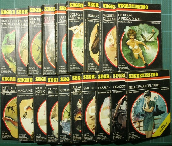 Segretissimo - Settimanale di spionaggio - II semestre 1972