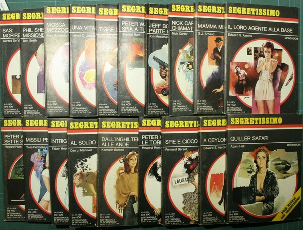 Segretissimo - Settimanale di spionaggio - II semestre 1974