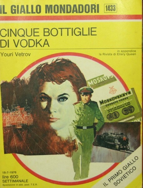 Cinque bottiglie di vodka
