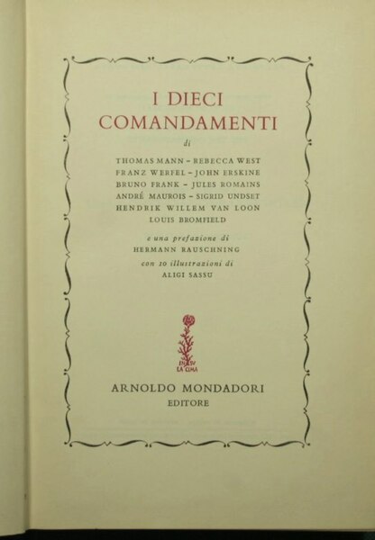 I dieci comandamenti
