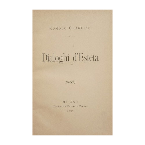 Dialoghi d'Esteta