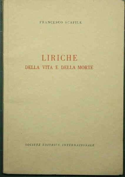 Liriche della vita e della morte