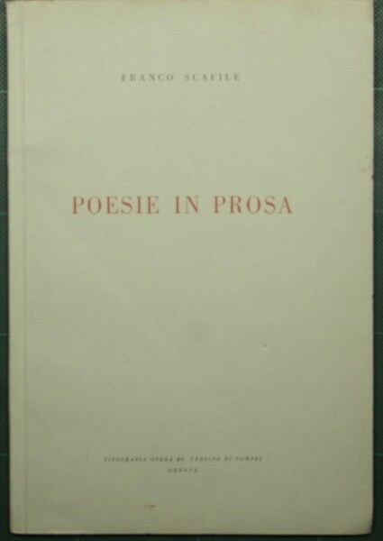 Poesie in prosa