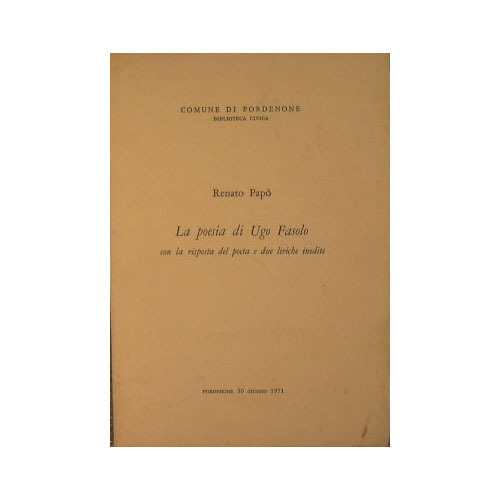 La poesia di Ugo Foscolo