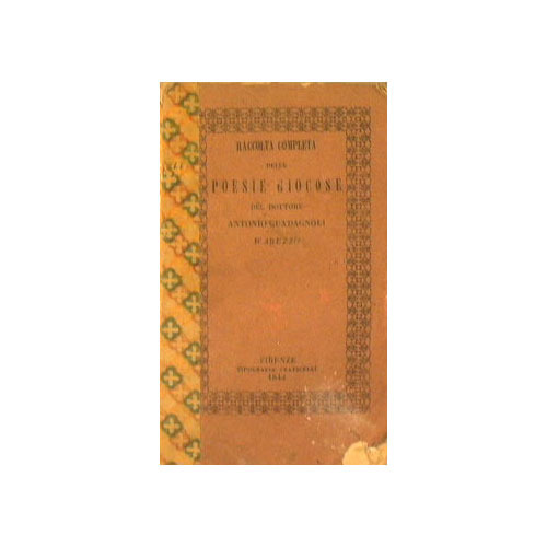 Raccolta completa delle poesie giocose