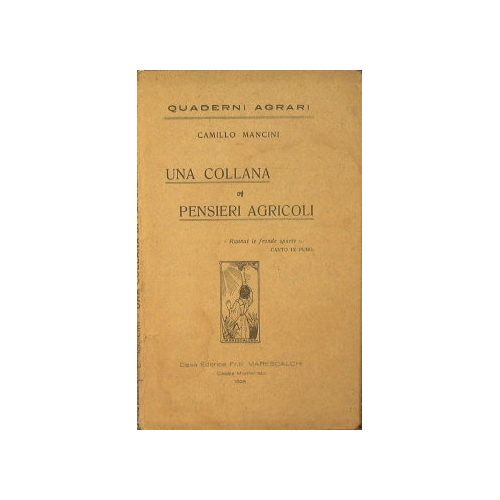 Una collana di pensieri agricoli