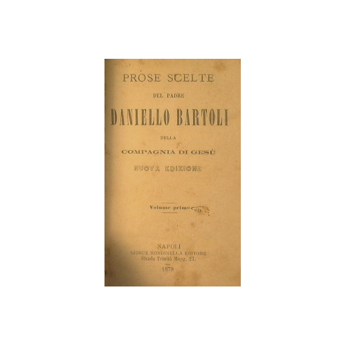 Poesie scelte del padre Daniello Bartoli della compagnia di Gesù