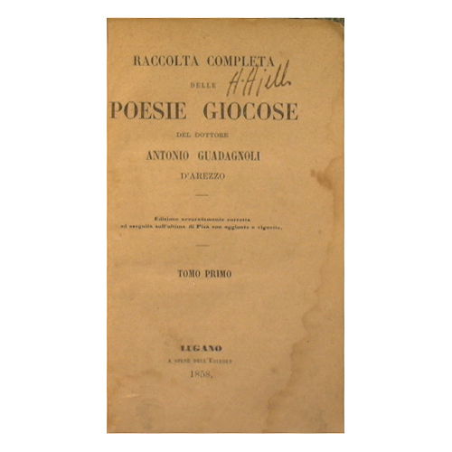 Raccolta completa delle poesie giocose