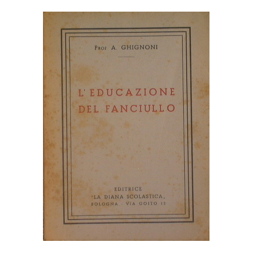 L'educazione del fanciullo