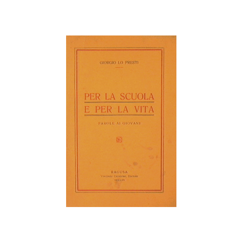 Per la scuola e per la vita