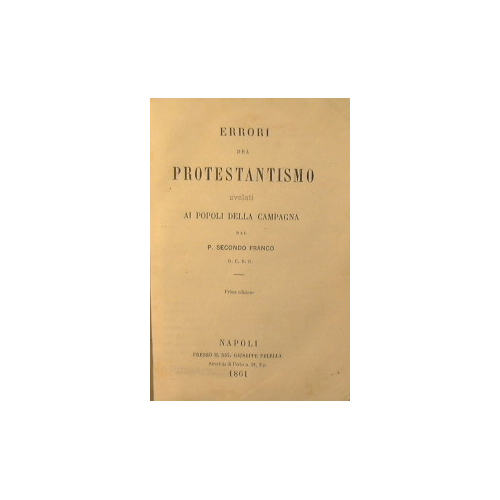 Errori del Protestantesimo svelati ai popoli della campagna