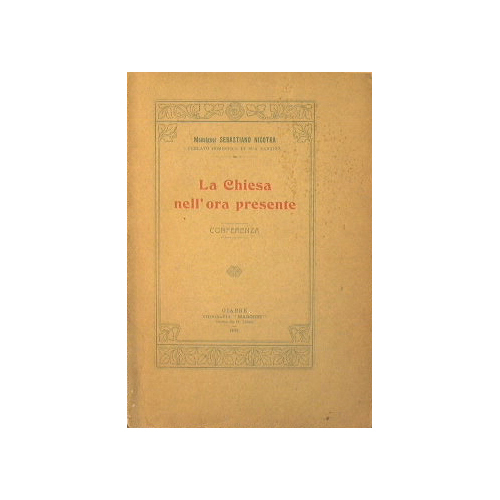 La chiesa nell'ora presente