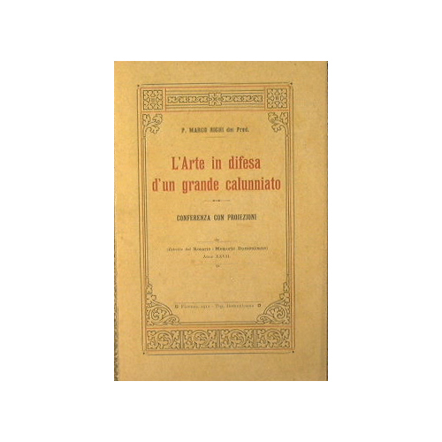 L'arte in difesa d'un grande calunniato