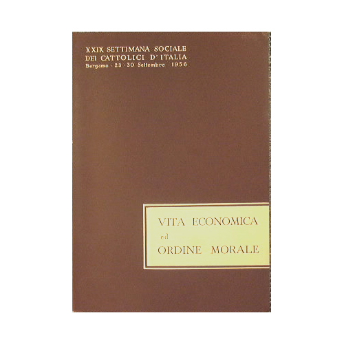 Vita economica ed ordine morale