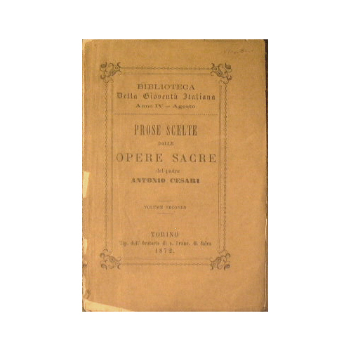 Prose scelte dalle opere sacre
