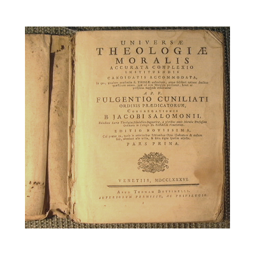 Universae theologiae moralis accurata complexio instituendis candidatis accommodata.