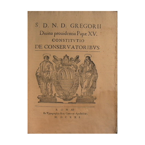 S. D. N. D. Gregorii Divina providentia Pape XV Constitutio …