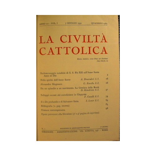 La Civiltà Cattolica