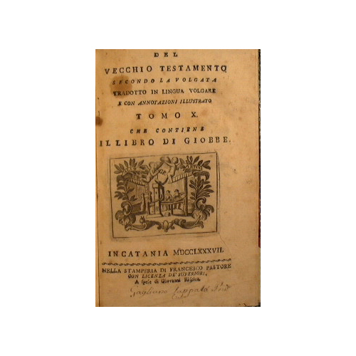Del vecchio testamento secondo la volgata tradotto in lingua volgare …